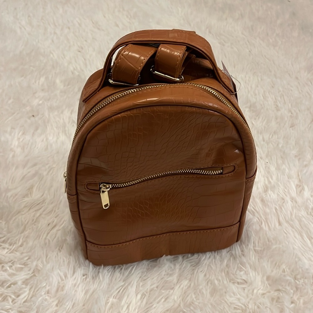 Wild Fable brown backpack purse